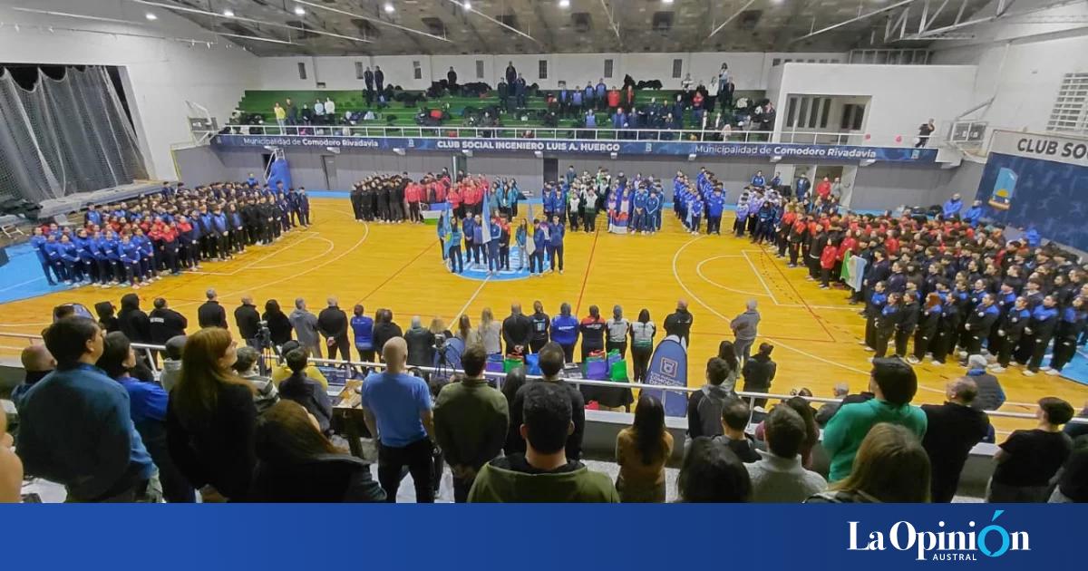 Comodoro Rivadavia: se inauguró el Argentino Sub 16 de vóleibol con presencia de Santa Cruz en ambas ramas