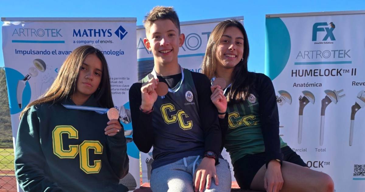 Corrientes sumó tres medallas en el Nacional U14 de Atletismo