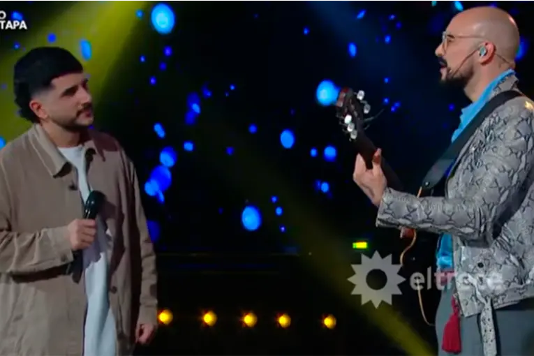 Entrerriano cantó junto a Abel Pintos y emocionó en televisión