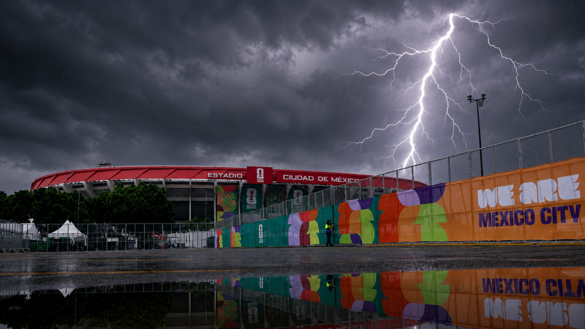 Mundial 2026 y tormentas eléctricas: ¿cuánto podría retrasarse el partido inaugural en Ciudad de México?