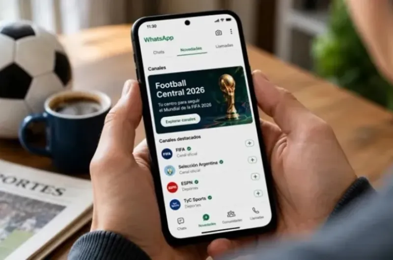 WhatsApp suma una nueva funci&oacute;n para seguir el Mundial 2026 desde el celular