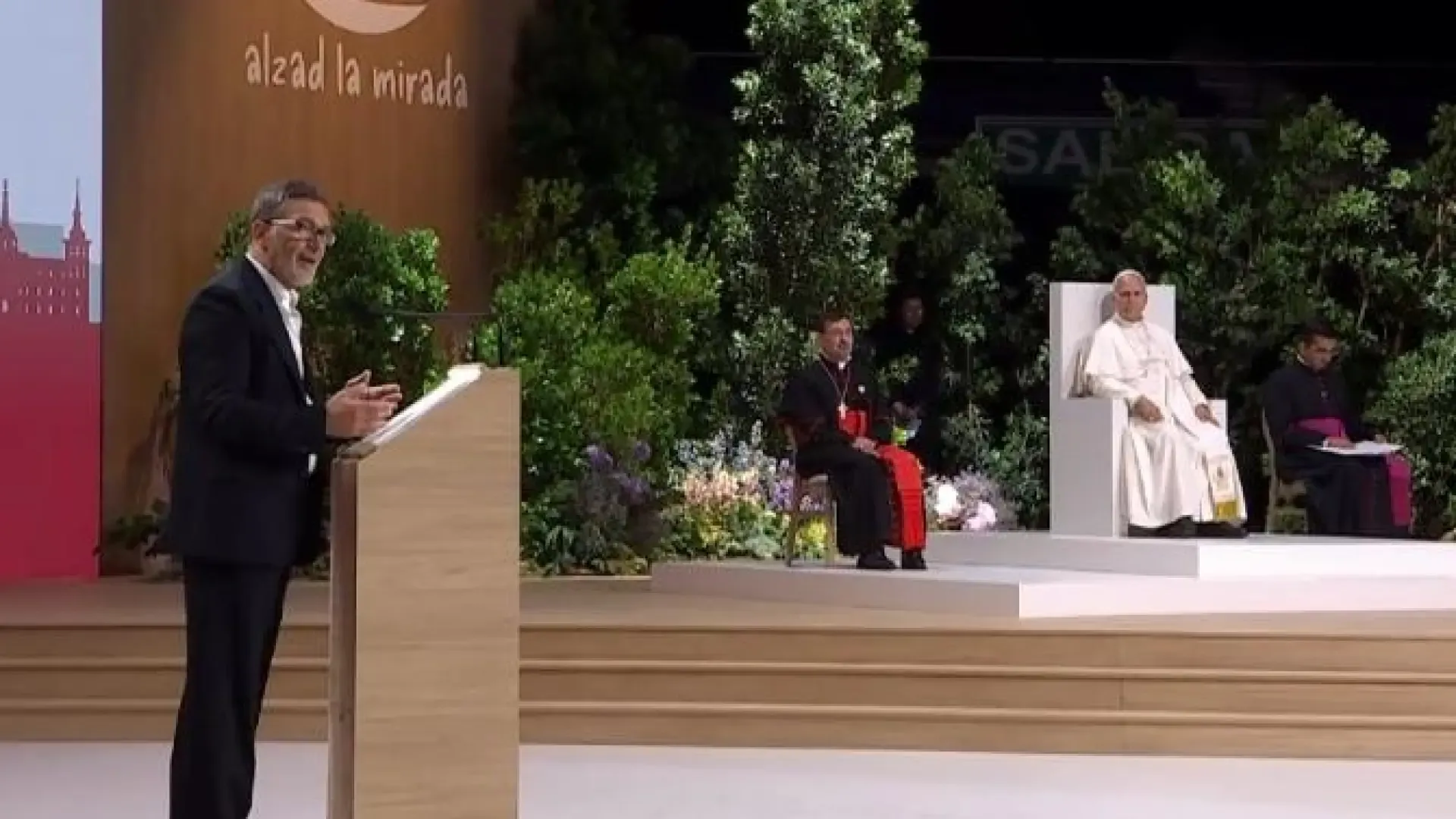 Antonio Banderas, en su discurso con el Papa León XIV: "Confieso que soy víctima del hechizo de Dios"