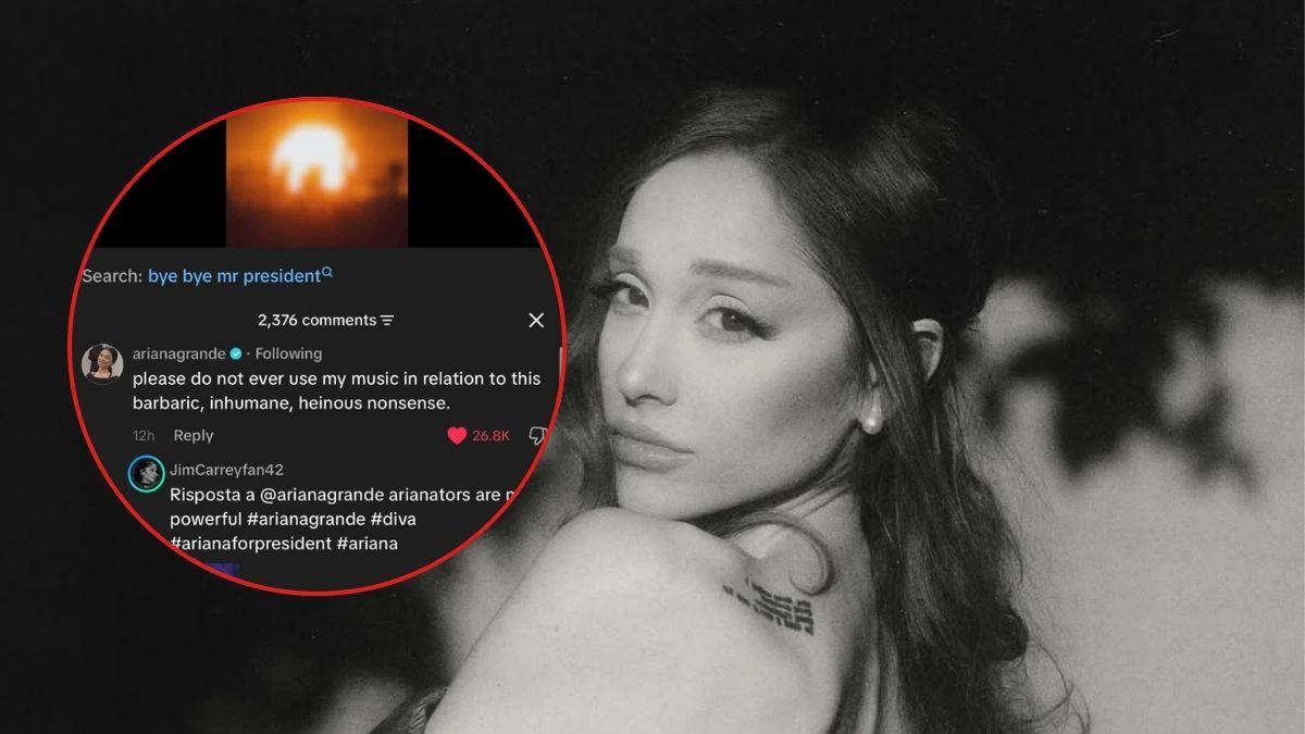 "Nunca usen mi música": Ariana Grande exige que sus canciones no se incluyan en campañas migratorias