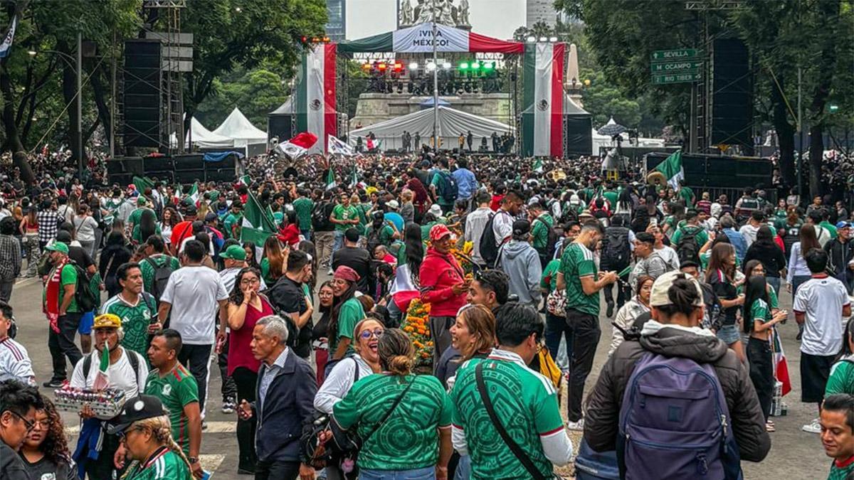 Incrementará vigilancia policíaca en Reforma para partido México vs Chequia