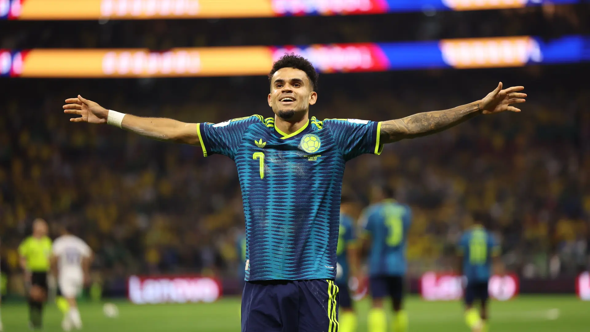Luis Díaz da a Colombia un glorioso debut en el Mundial ante Uzbekistán en el Azteca