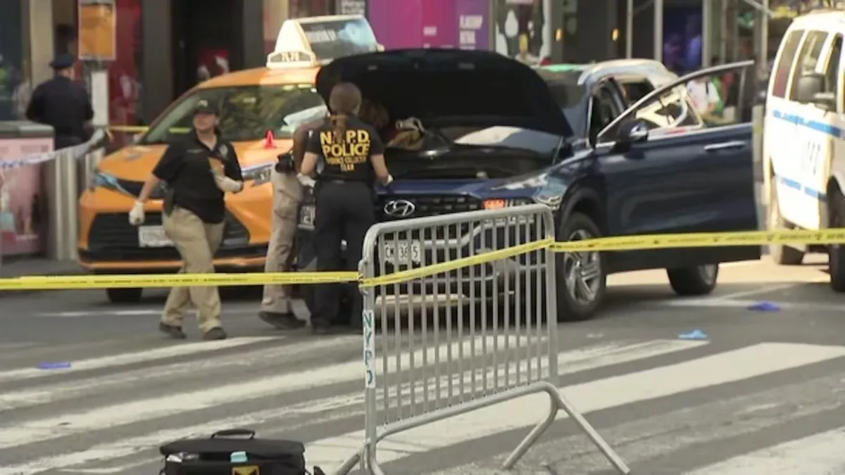 Pánico en el corazón de Nueva York: la policía detuvo a un hombre que realizó disparos en el Times Square