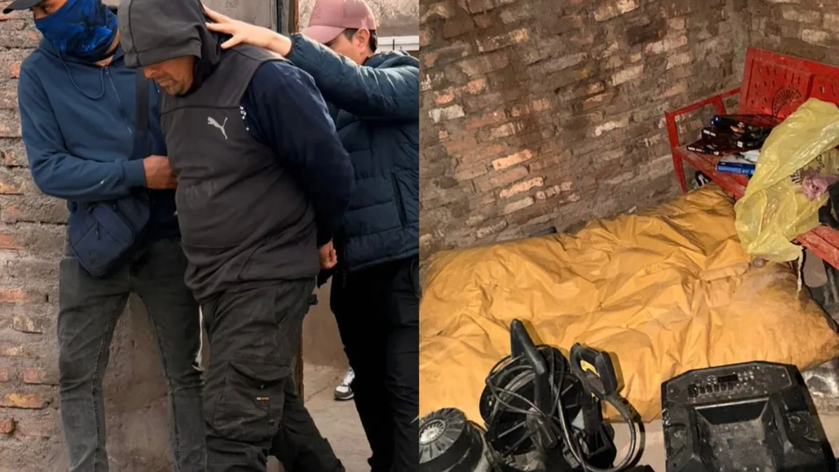 Cayó la banda asaltó una barbería: hallaron un búnker secreto repleto de armas y objetos robados