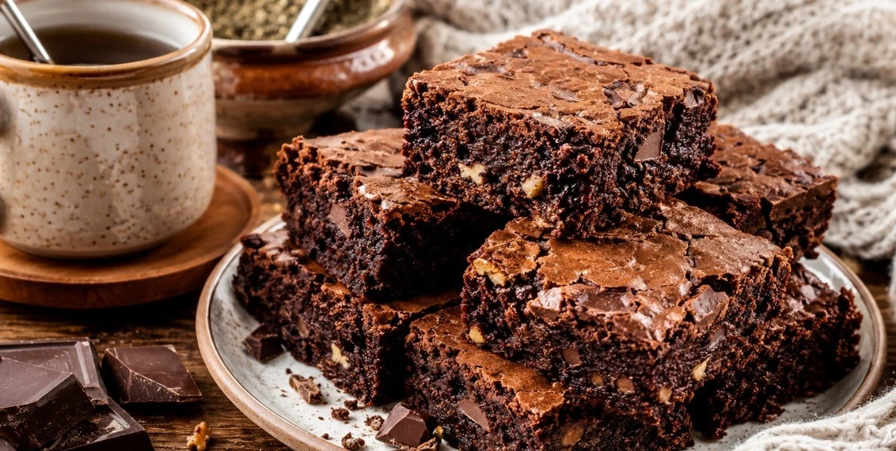 ¿Domingo fresco en Santa Fe? La receta de brownies de chocolate que transforma cualquier merienda