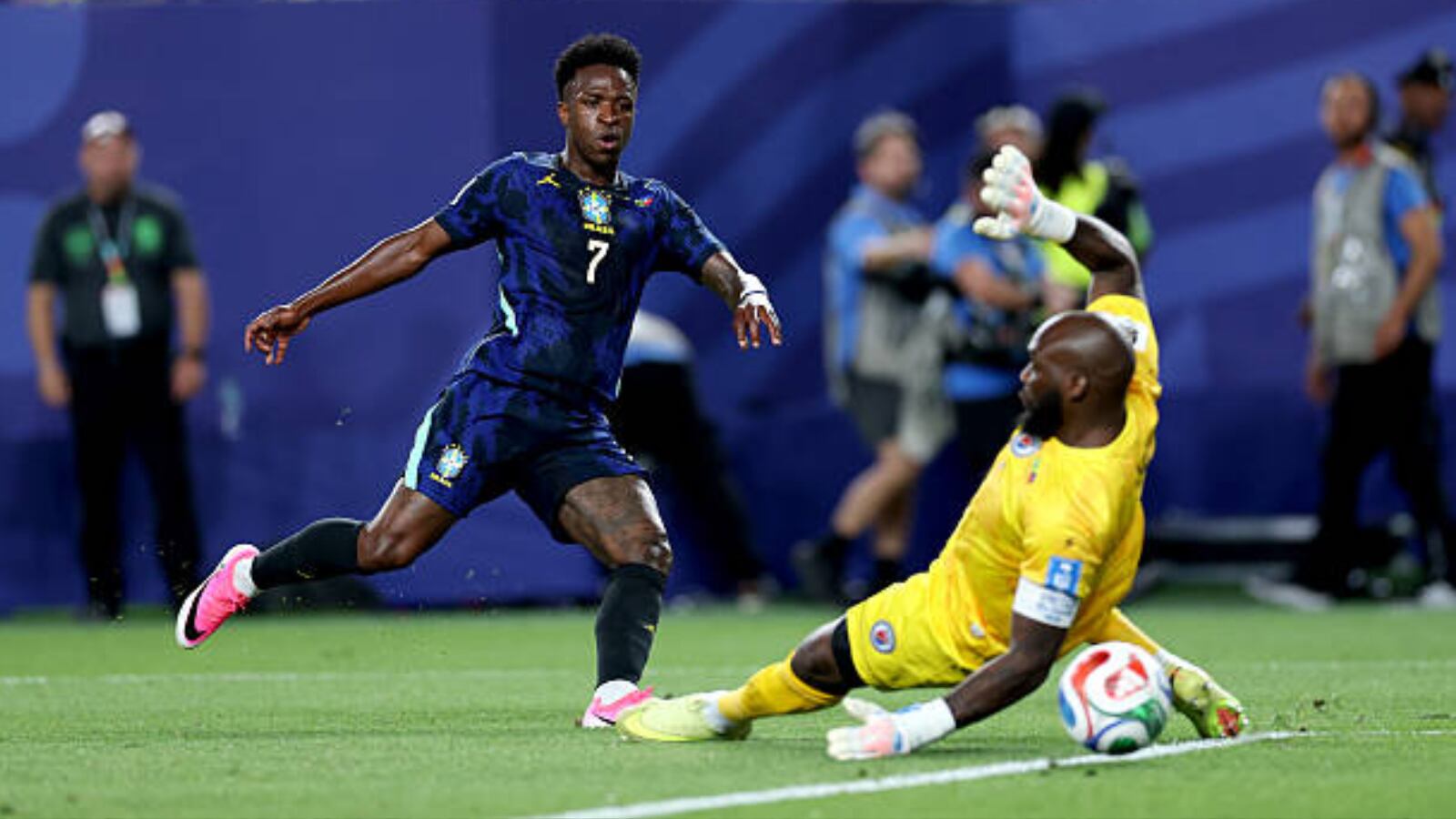 ¡Ya es goleada! Vinícius Jr. anotó el 3-0 de Brasil vs Haití por el Mundial 2026