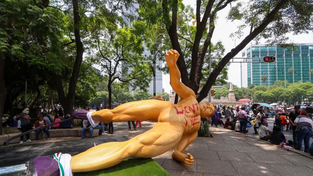 CNTE amenaza: "Los disturbios de Reforma es una muestra de lo que se puede venir"