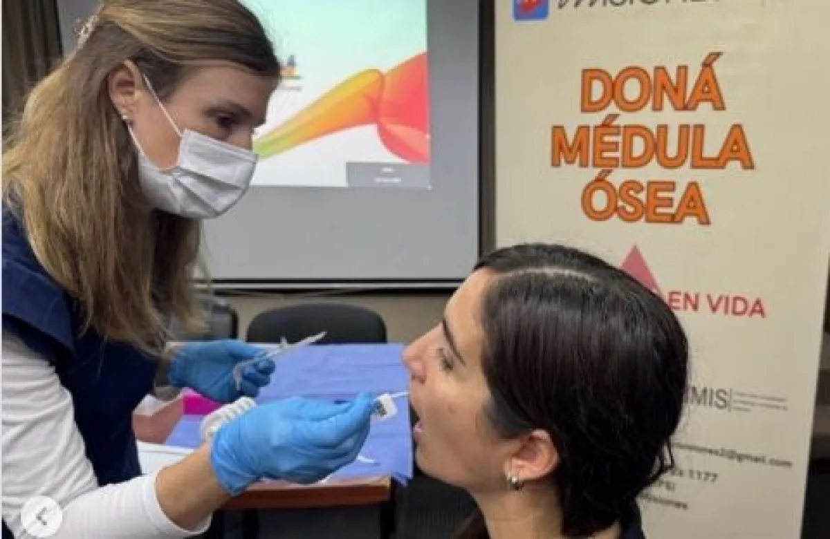 Misiones suma donantes de médula ósea con un método que no duele y tarda minutos