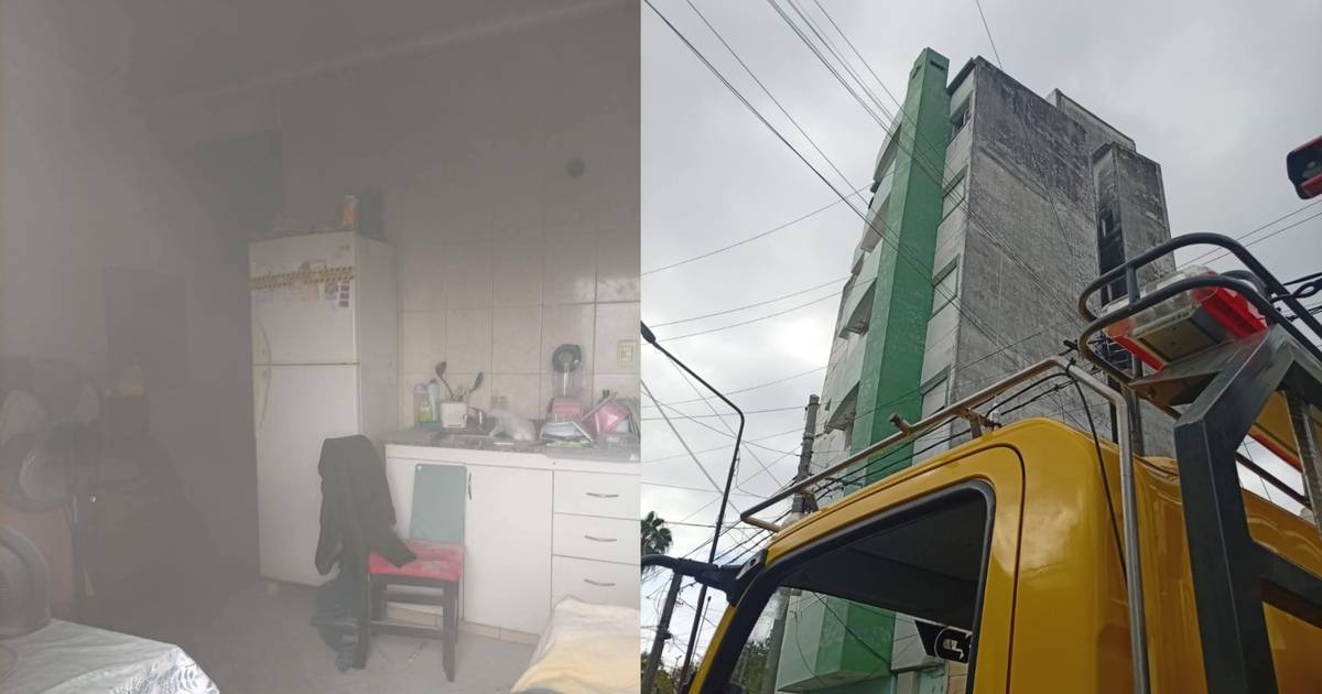Alarma en un edificio de Corrientes por un incendio en un departamento del quinto piso