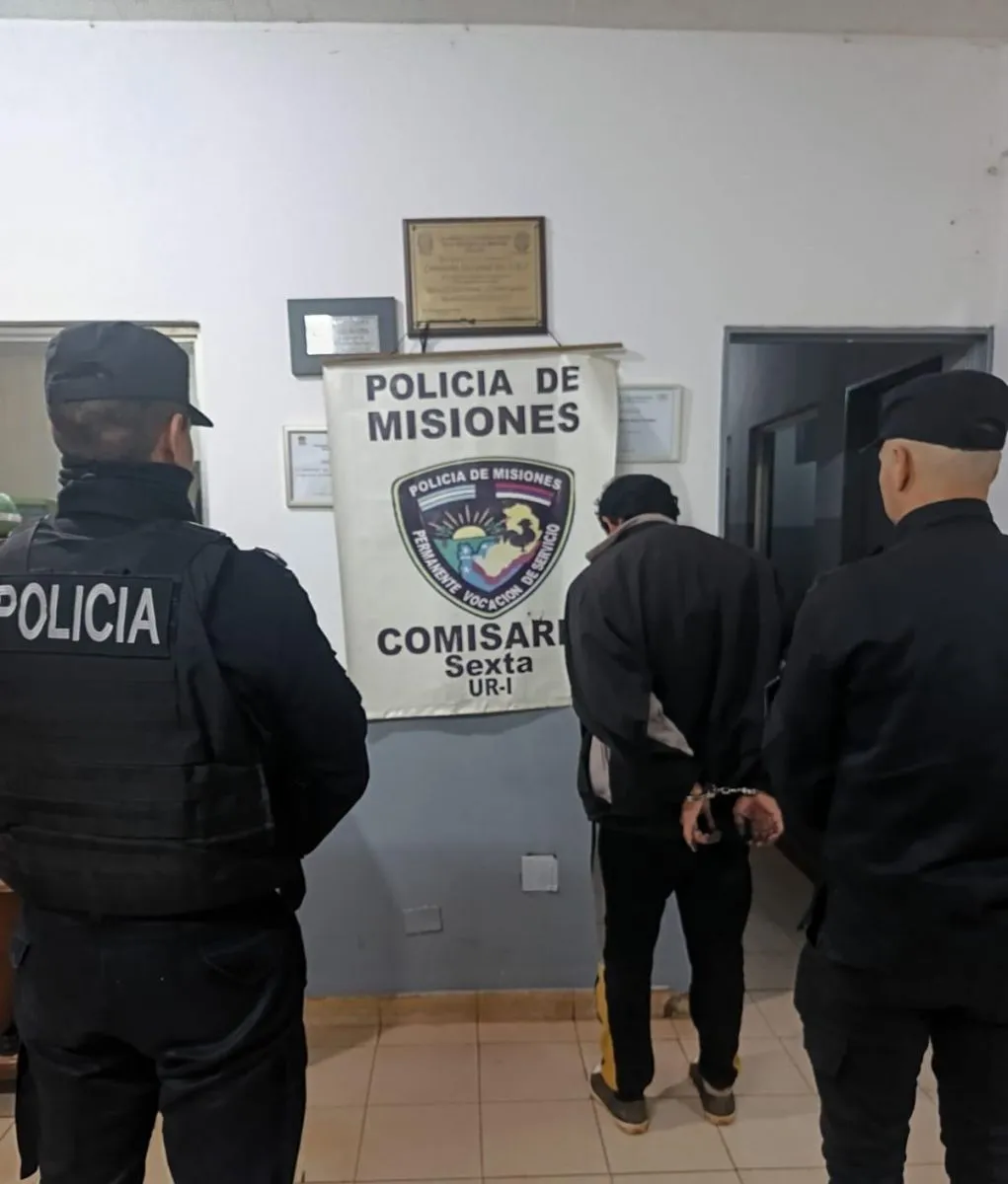 Detuvieron a un hombre armado con cuchillo que amenazó a una mujer en Posadas