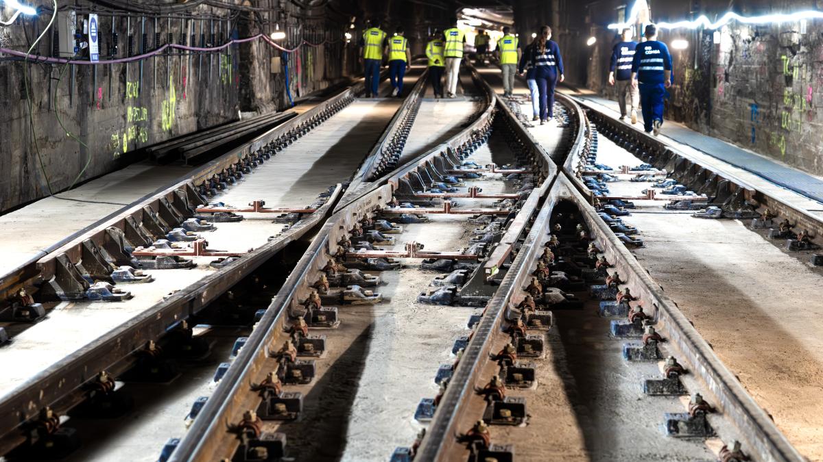 La L1 del metro estará cortada seis semanas de verano entre Florida y Plaça de Sants