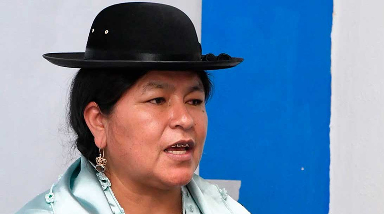 Liberan a la exsenadora Simona Quispe; asegura que no hallaron pruebas en su contra