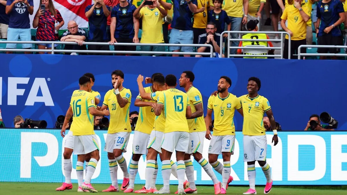 Con gol de Vinicius Junior, Brasil vence a Escocia por 1 a 0 y por ahora consigue la clasificación a 16avos de final