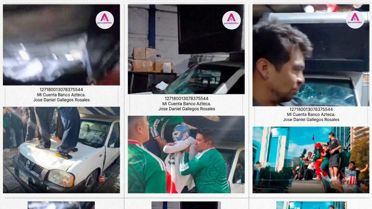 Festejo mundialista termina en tragedia: Destrozan camioneta de trabajador en CDMX y piden ayuda