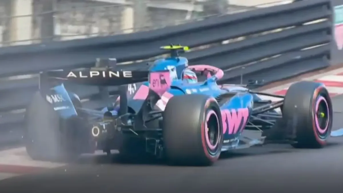 El choque de Colapinto contra un muro en la segunda práctica del GP de Mónaco: "Por suerte, no se rompió nada"