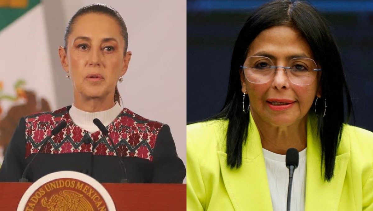 Sheinbaum habla con Delcy Rodríguez de ayuda a Venezuela tras sismos