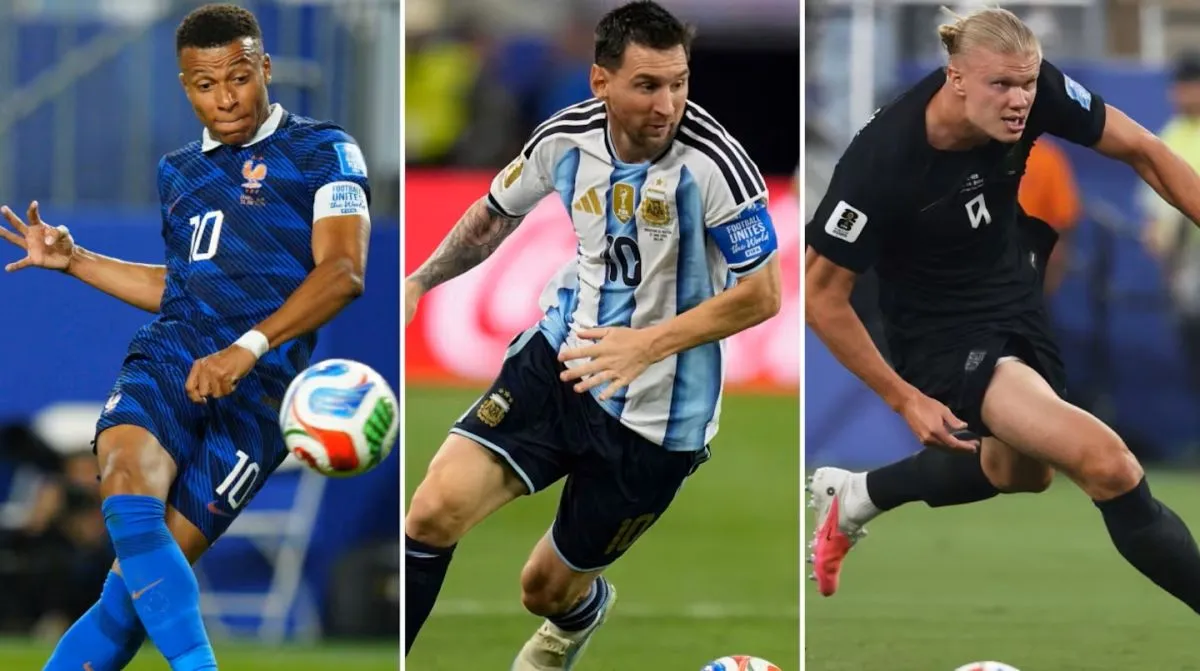 Messi, Haaland y Mbappé se disputan el título de goleador del Mundial