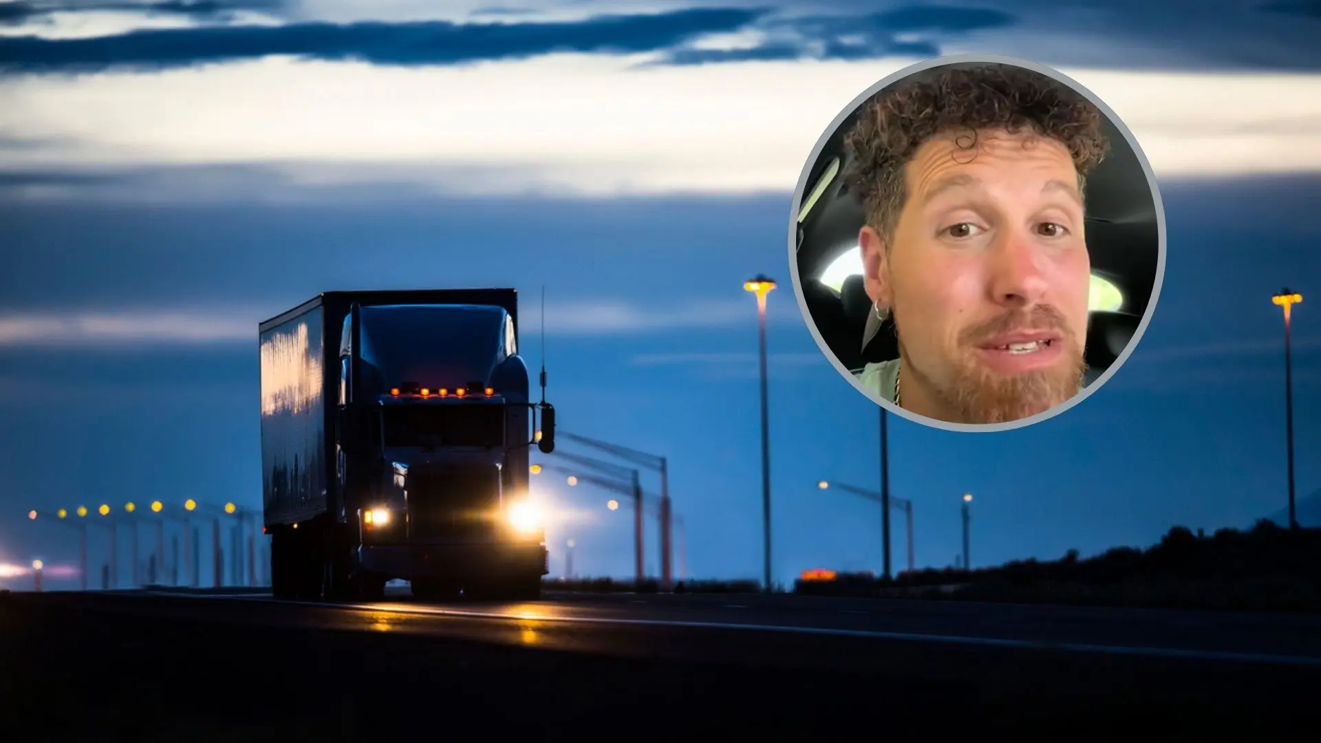 José, camionero, cuenta su primera experiencia nocturna: "Arranqué a las 12 de la noche y solté a las 11:30 de la mañana"