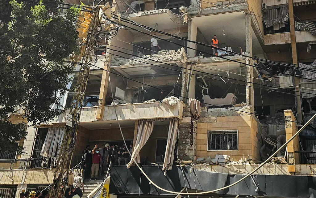 IDF strikes Beirut's Dahiyeh after Hezbollah fires rockets at northern Israel