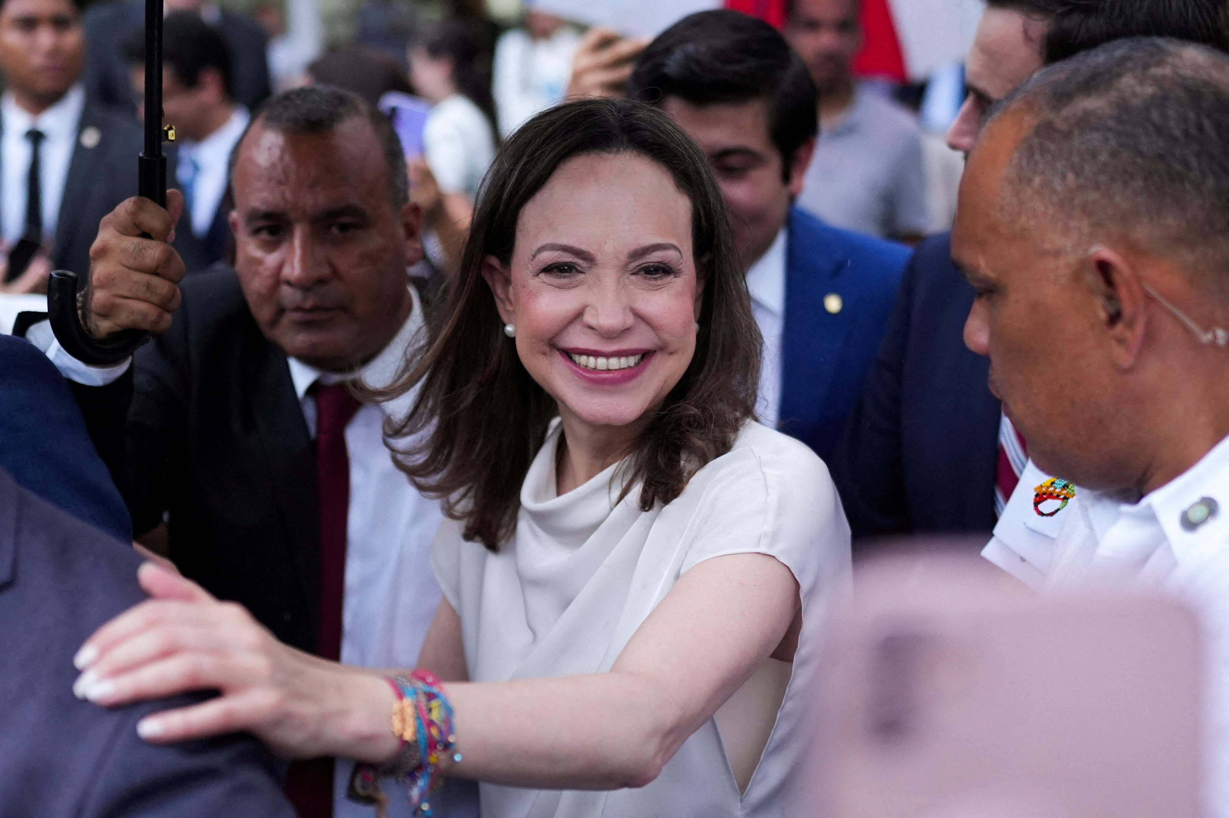 El terremoto en Venezuela evidencia la distancia entre Washington y la líder opositora María Corina Machado