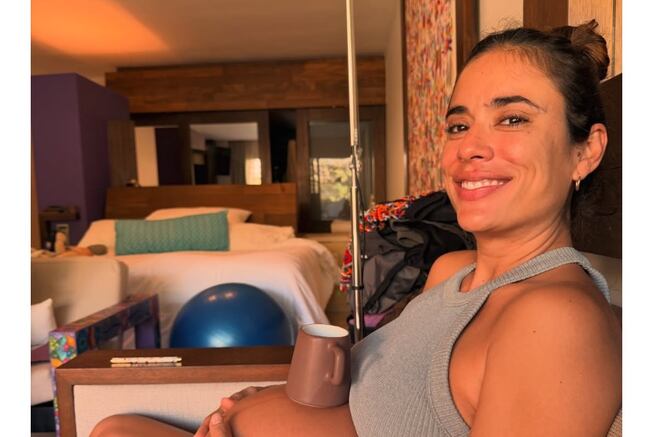 Carolina Ramírez publicó la primera foto con su hijo Sur: "No existe un lugar mejor"
