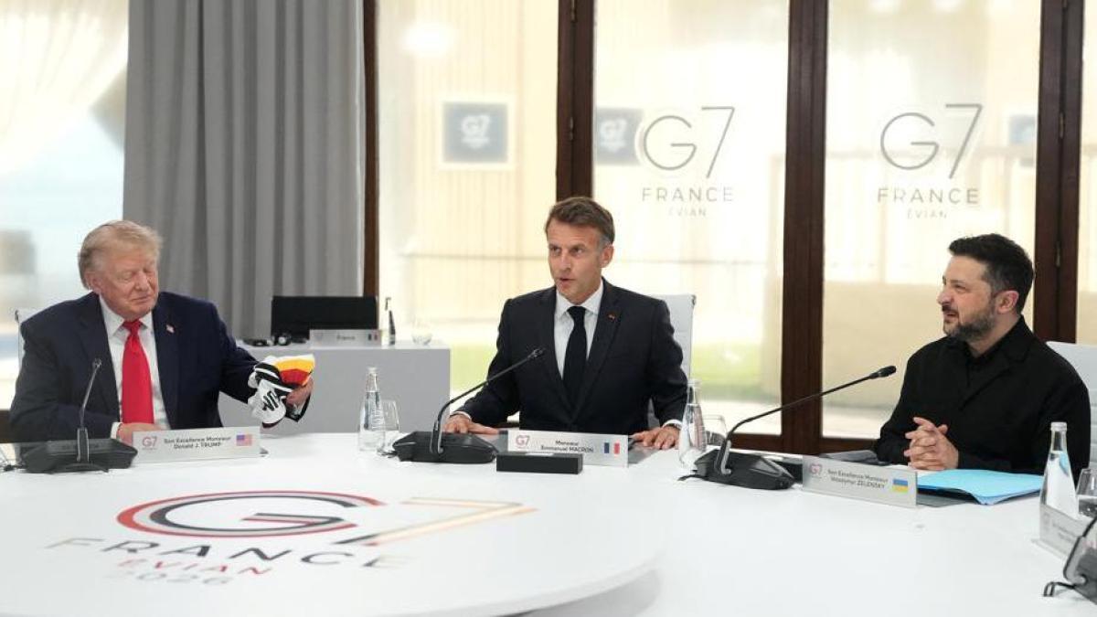 El G-7 escucha a Zelenski