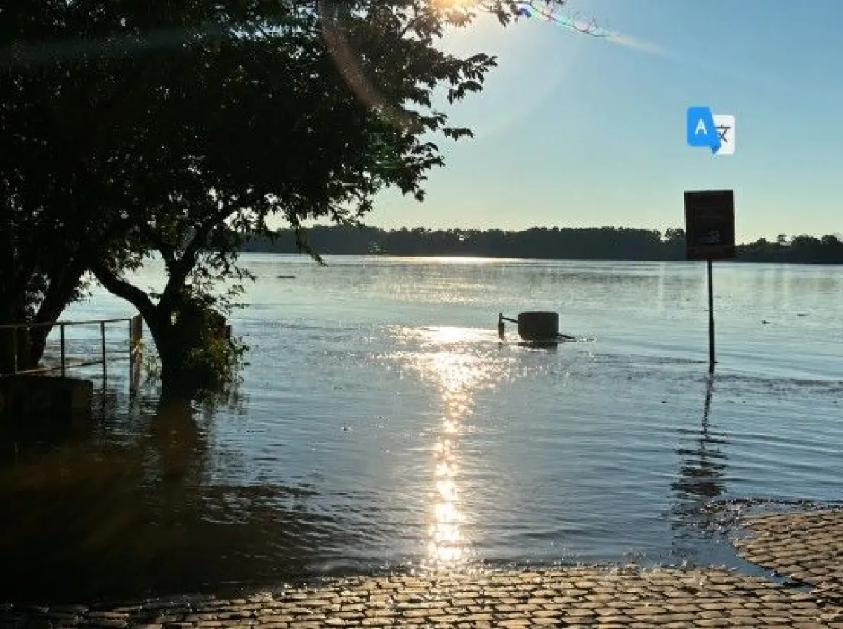 Alerta en San Borja: el río Uruguay sube y podría alcanzar el nivel crítico mañana