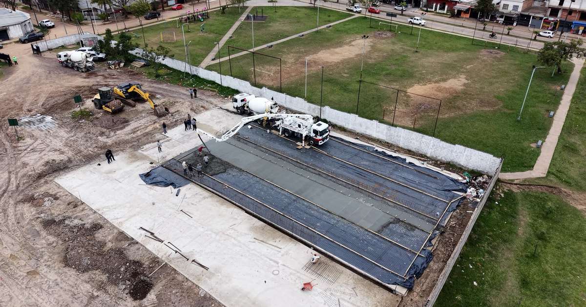 Polich constató el avance de obras en el centro de Transferencia de Residuos