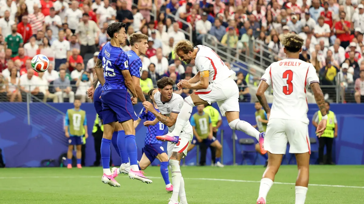 Inglaterra gana partidazo ante Croacia con 2 de Kane