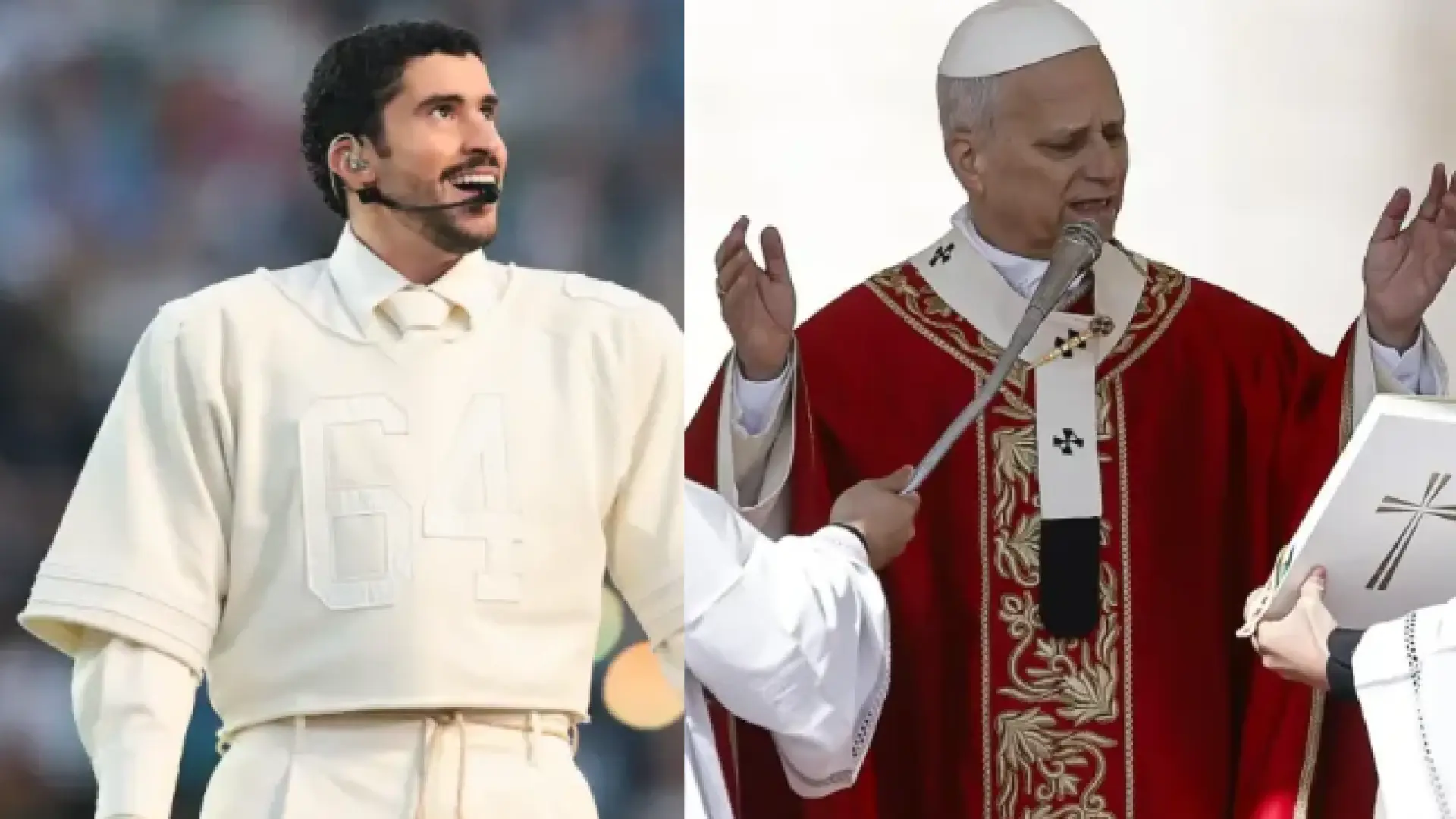 El Papa bromea sobre su coincidencia con Bad Bunny: "Muchos irán a verle a él, pero algunos a mí"