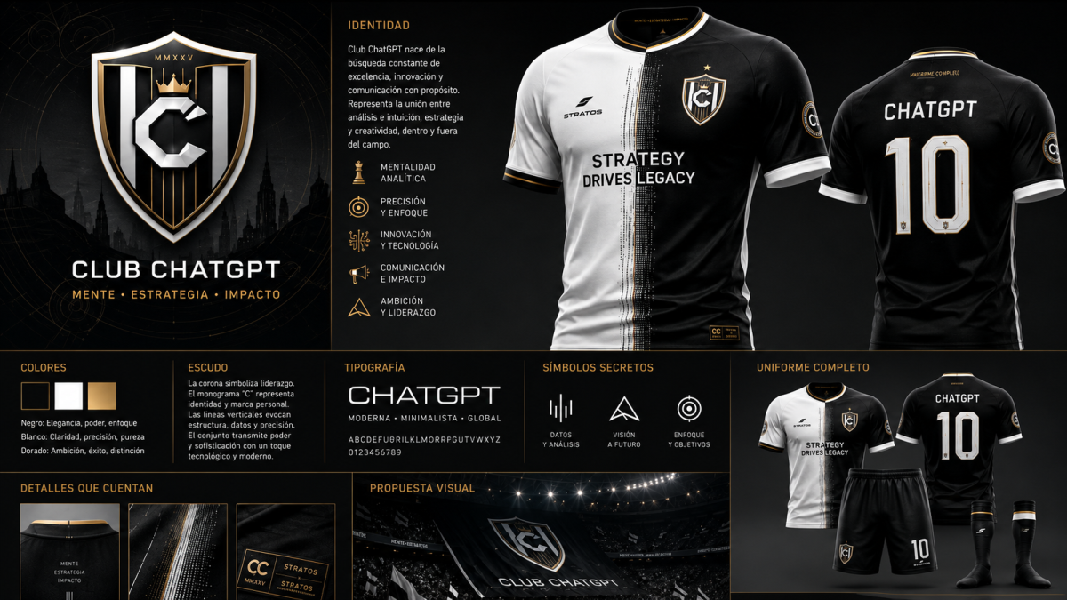 A unos días del torneo, crea la camiseta de tu propio equipo con ayuda de ChatGPT
