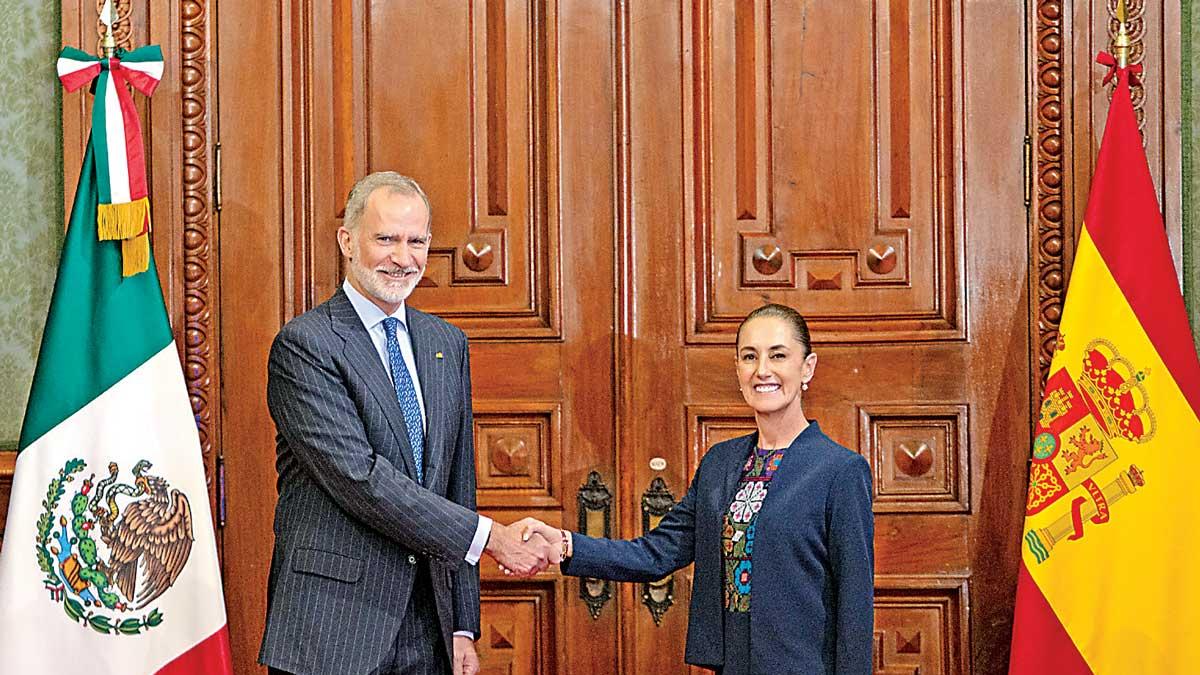 Encuentro en Palacio Nacional: Sellan reconciliación entre México y España
