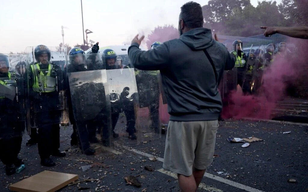 UK government pans protesters for 'hijacking' controversial death of stabbed student