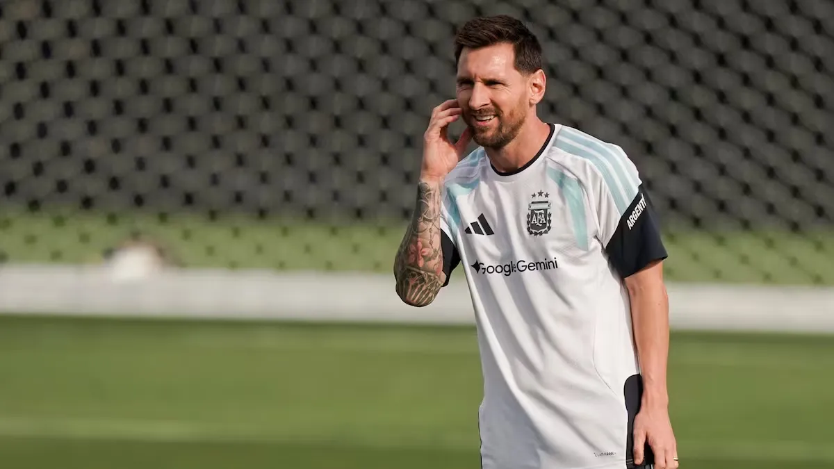 Messi entrenó en Kansas City tras el comunicado de su familia por el estado de salud de Jorge