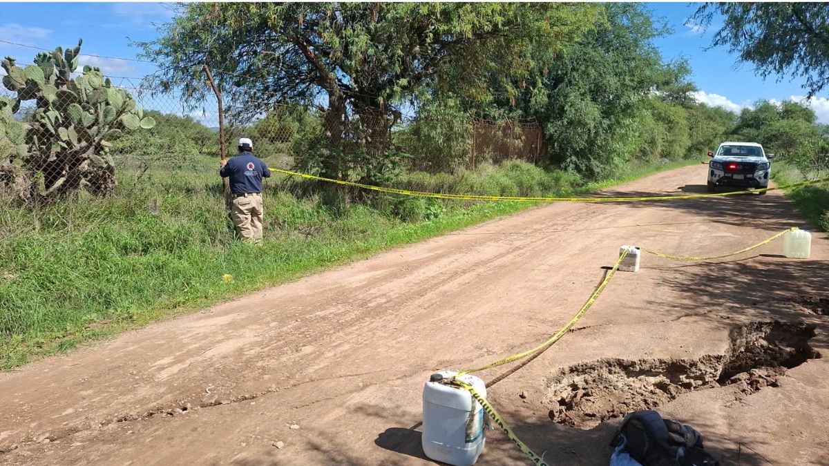 San Felipe, Guanajuato: Socavón y falla geológica cierran caminos