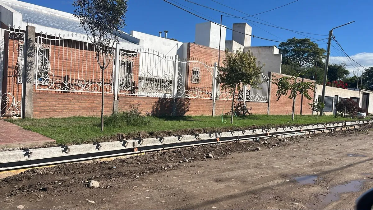 Valle Viejo avanza con obras de infraestructura en el barrio Jardín de Las Chacras