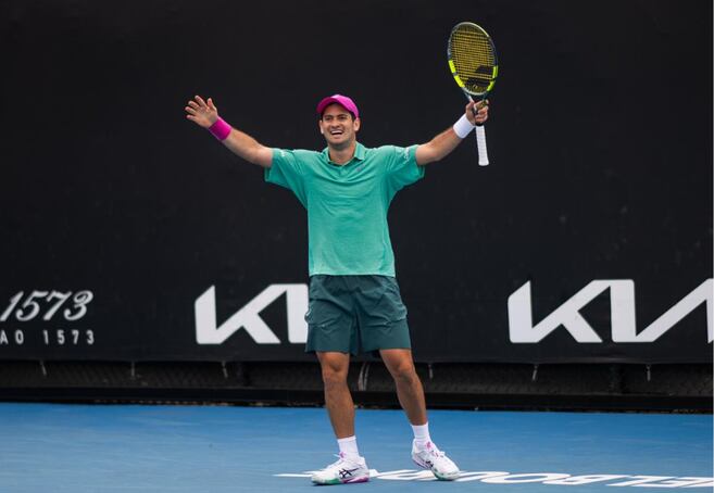 El tenista colombiano Nicolás Mejía jugará por primera vez el cuadro principal de Wimbledon