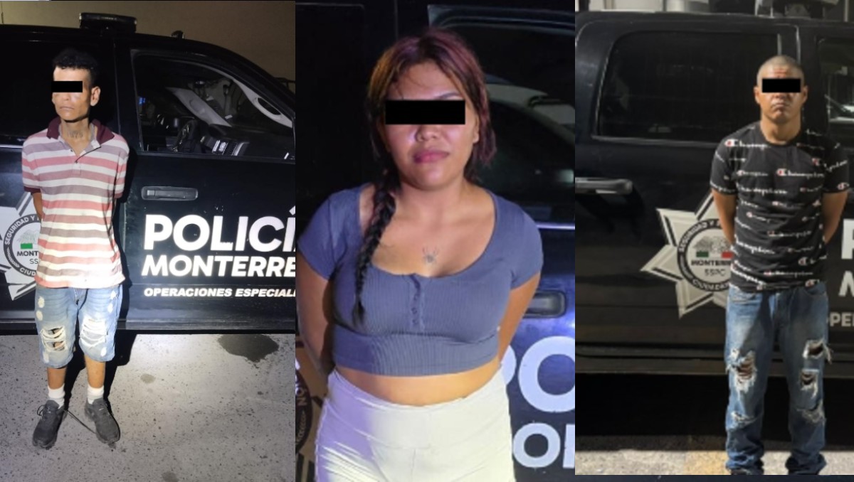 Caen cinco con droga en la colonia Garza Nieto en Monterrey