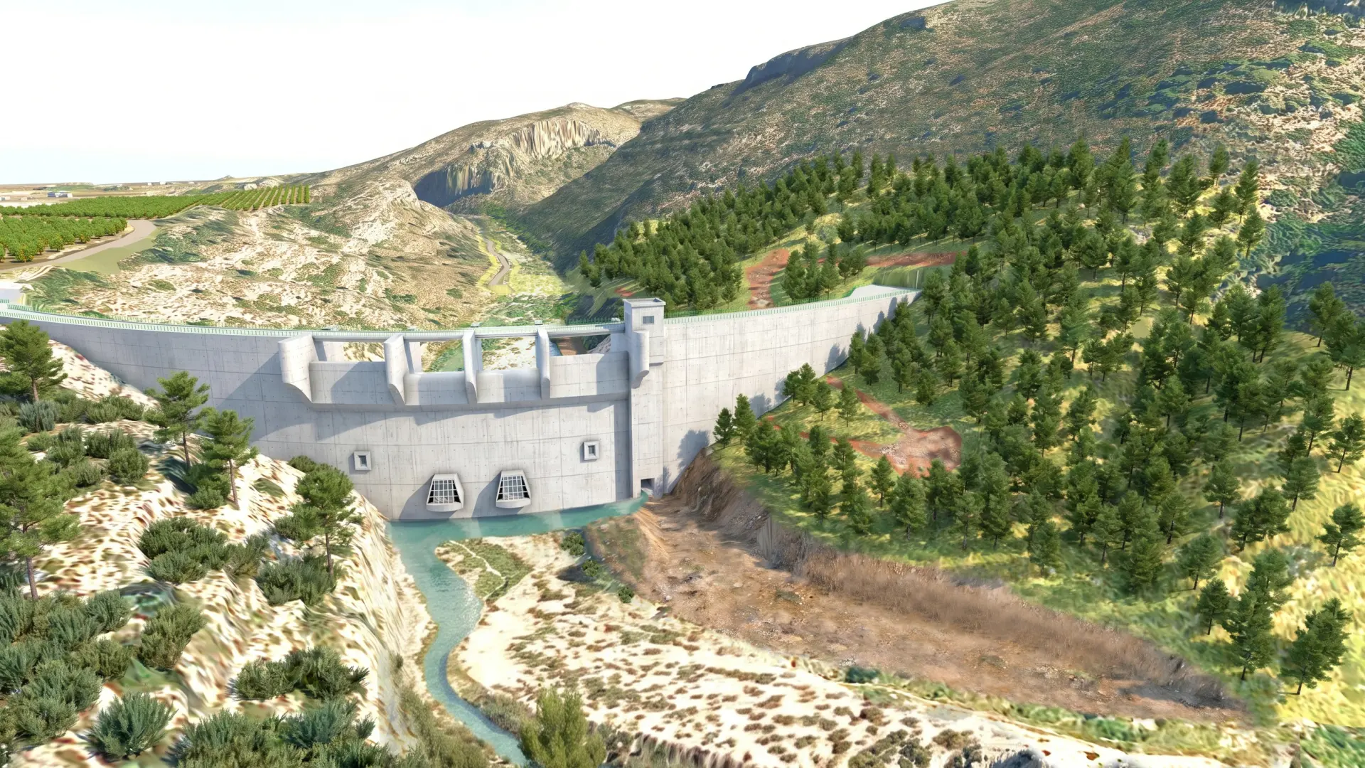 Una presa para laminar avenidas sin afectar a la continuidad ecológica del río: así es la infraestructura proyectada en Valencia