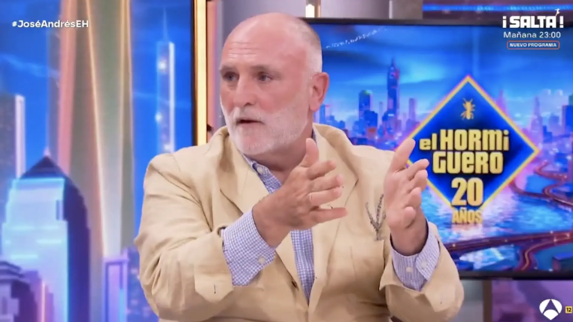 El chef José Andrés, firme ante la situación política actual: "Siempre apuntando con el dedo al prójimo"