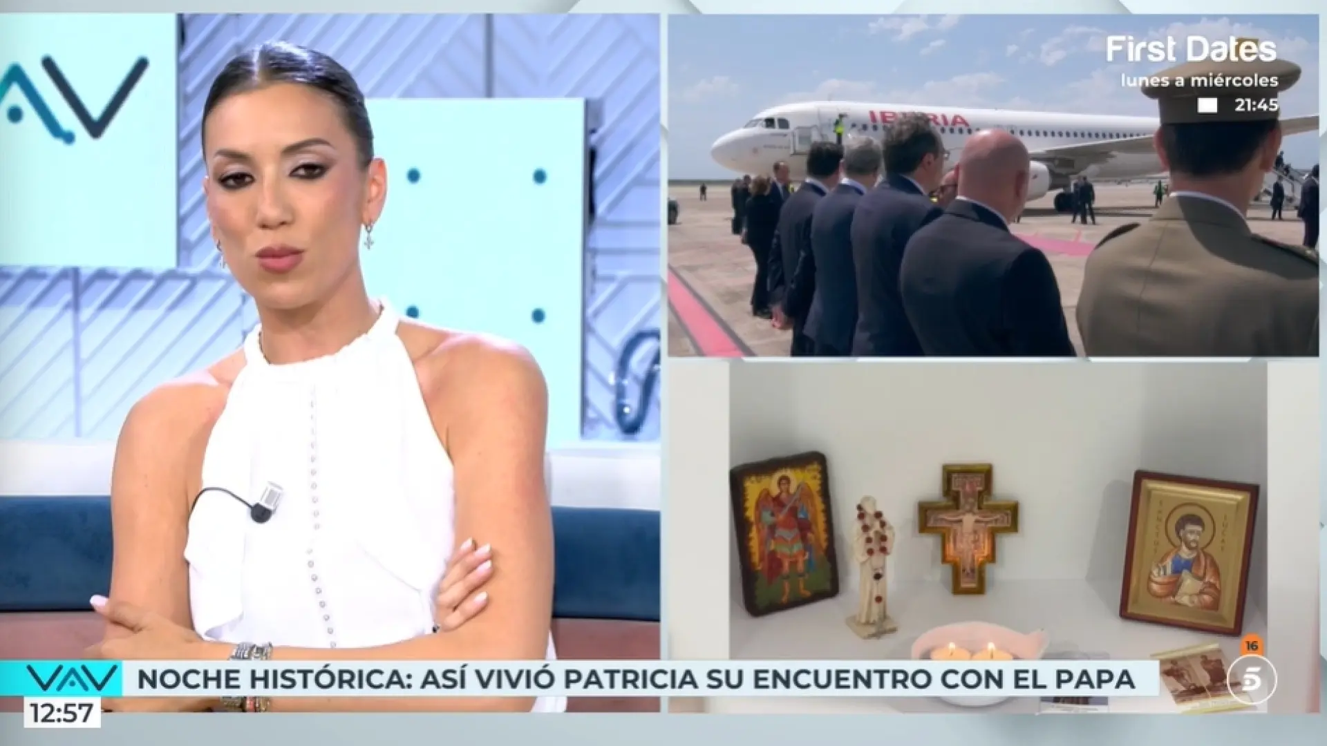 Patricia Pardo recuerda cómo vivió el acto del papa León XIV en el Bernabéu: "Lloré muchas veces ayer"