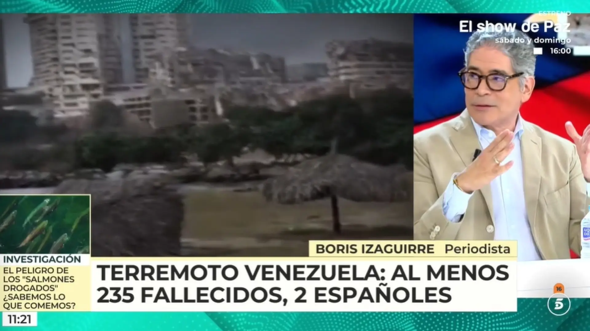 Boris Izaguirre, sobre los seísmos en Venezuela: "Piden rescatistas, como si en el país no hubiera"