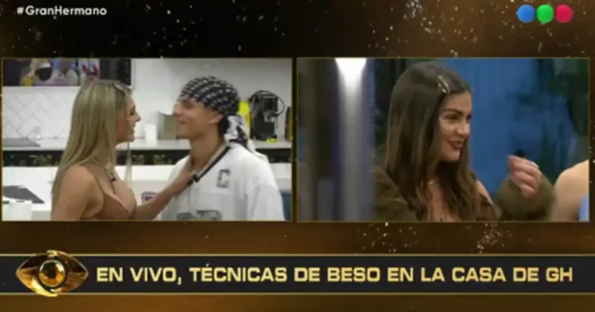 Noche caliente en Gran Hermano: la clase de besos que encendió la casa