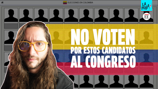 NO VOTEN por estos candidatos al Congreso
