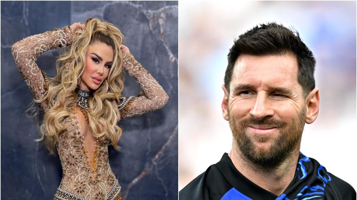 ¡Ninel Conde hizo sonreír a Lionel Messi! Así reaccionó la intérprete de