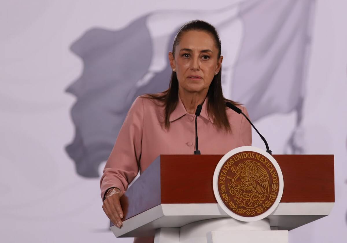 Sheinbaum: no hay detenidos tras caso explosivos en camión normalista