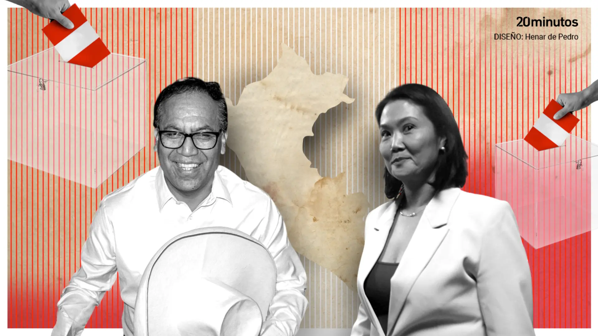 Perú elige este domingo al que será su octavo presidente en una década: Keiko Fujimori y Roberto Sánchez pelean por el voto indeciso